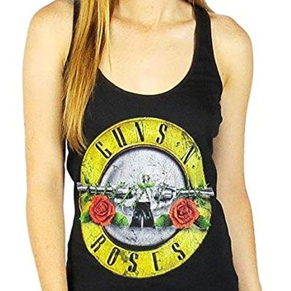 ill Rock Merch Tops - Guns N Roses Black Tank Top (M)